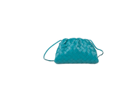 BOTTEGA MINI POUCH INTRECCIATO PETROLEUM