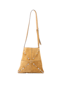 VALENTINO NELLCOTE SUEDE HAVANA BEIGE FRINGED