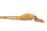 VALENTINO NELLCOTE SUEDE HAVANA BEIGE FRINGED
