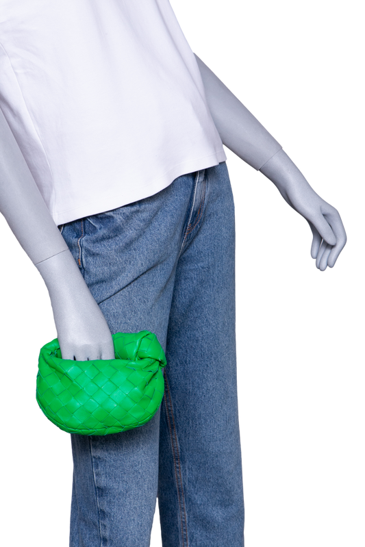 BOTTEGA VENETA CANDY JODIE INTRECCIATO PARAKEET