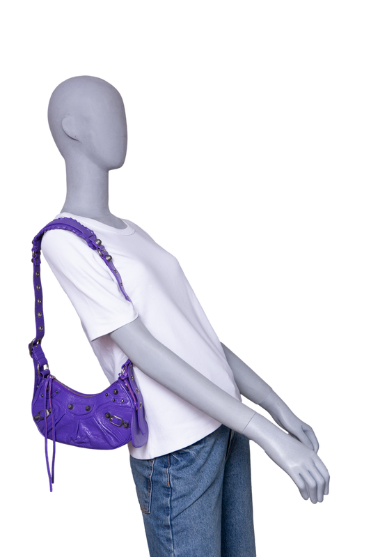 BALENCIAGA LE CAGOLE XS PURPLE