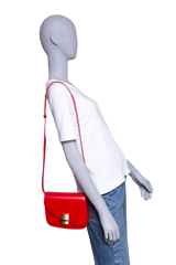 FERRAGAMO FIAMMA CROSSBODY FLAME RED