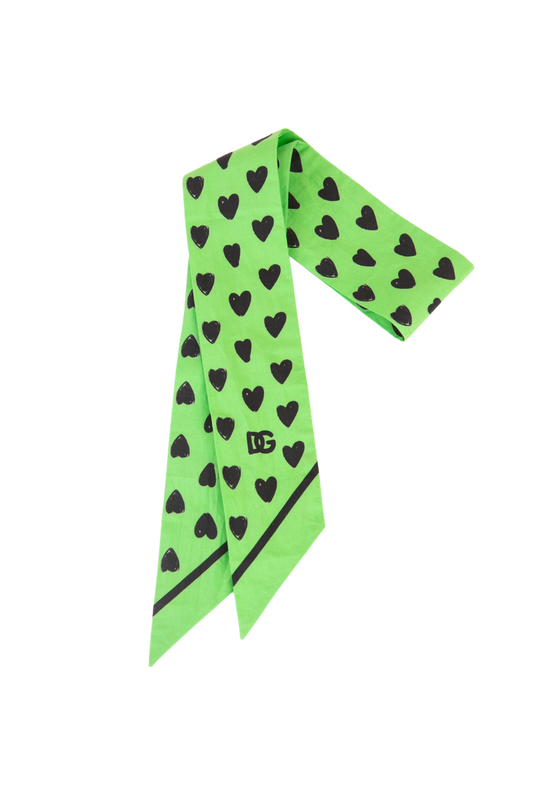 DG TWILLY MINI HEARTS LIME GREEN