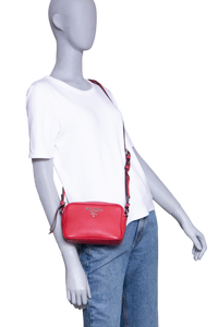 PRADA PHENIX CAMERA BAG RED