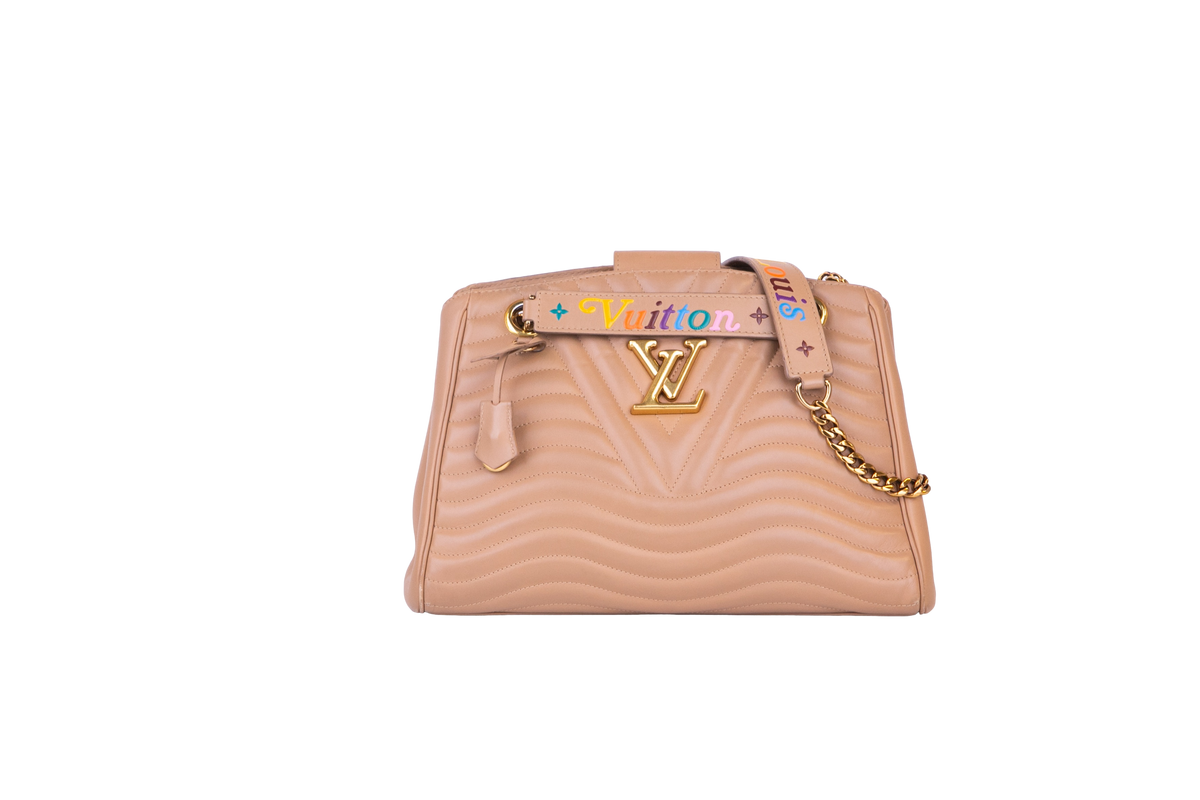 LV NEW WAVE CHAIN TOTE NOISETTE CALFSIKIN