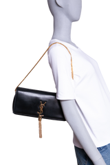 YSL KATE 99 TASSEL IN LAMBSKIN BLACK