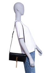 YSL KATE 99 TASSEL IN LAMBSKIN BLACK
