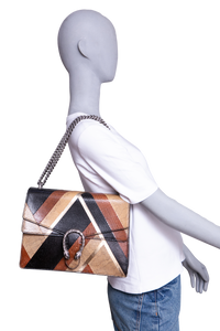 GUCCI DIONYSUS PATCHWORK MEDIUM PYTHON MULTICOLOR