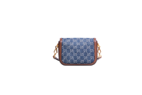 GUCCI HORSEBIT 1955 MINI DENIM BROWN