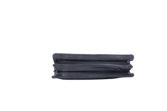 BOTTEGA CLUTCH PURSE LONG ZIPPER BLACK