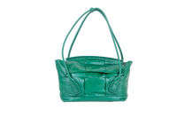 BOTTEGA ARCO SLOUCH RACING GREEN TOTE