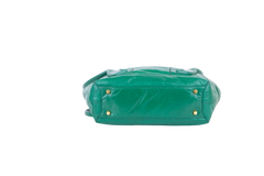 BOTTEGA ARCO SLOUCH RACING GREEN TOTE