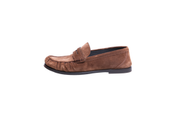 YSL LE LOAFER SUEDE DARK HAVANA - 36,5 BR