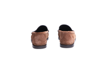 YSL LE LOAFER SUEDE DARK HAVANA - 36,5 BR