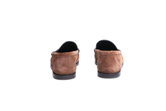 YSL LE LOAFER SUEDE DARK HAVANA - 36,5 BR