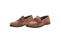 YSL LE LOAFER SUEDE DARK HAVANA - 36,5 BR