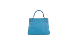 HERMES KELLY 25 SWIFT VERT BOSPHORE