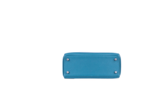 HERMES KELLY 25 SWIFT VERT BOSPHORE