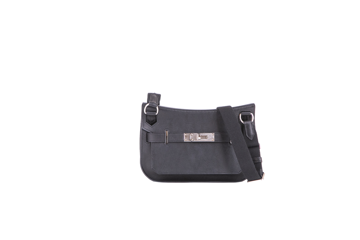 HERMES MINI JYPSIERE SWIFT BLACK