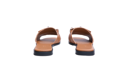 HERMÈS SANDAL FEMME GIULIA VEAU NATUREL - 36 BR