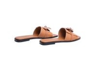 HERMÈS SANDAL FEMME GIULIA VEAU NATUREL - 36 BR