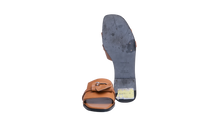 HERMÈS SANDAL FEMME GIULIA VEAU NATUREL - 36 BR