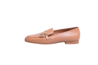 CHANEL MOCASSIM CHAIN CC CRINKLED CALFSKIN CARAMEL - 36 1/2 BR