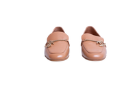 CHANEL MOCASSIM CHAIN CC CRINKLED CALFSKIN CARAMEL - 36 1/2 BR