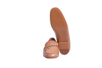 CHANEL MOCASSIM CHAIN CC CRINKLED CALFSKIN CARAMEL - 36 1/2 BR