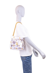 VALENTINO ROMAN STUD POLYMER PVC WHITE