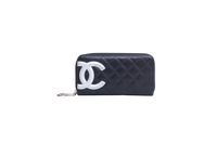 CHANEL ZIP WALLET CAMBON B&W