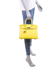 HERMES BIRKIN 30 EPSOM LIME PALLADIUM