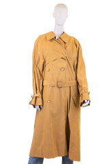 BURBERRY TRENCH COAT LONG SUEDE TEDDY