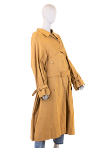 BURBERRY TRENCH COAT LONG SUEDE TEDDY