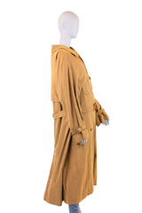 BURBERRY TRENCH COAT LONG SUEDE TEDDY