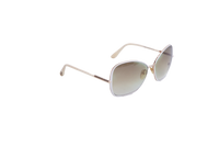 TOM FORD SQUARE SOLANGE ACETATE/METAL GRADIENT