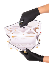VALENTINO ROMAN STUD POLYMER PVC WHITE