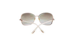 TOM FORD SQUARE SOLANGE ACETATE/METAL GRADIENT