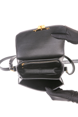 CELINE TRIOMPHE TEEN BLACK BOX LEATHER