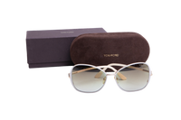 TOM FORD SQUARE SOLANGE ACETATE/METAL GRADIENT