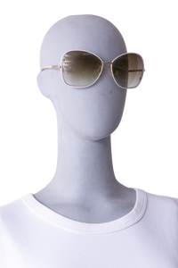 TOM FORD SQUARE SOLANGE ACETATE/METAL GRADIENT
