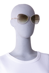 TOM FORD SQUARE SOLANGE ACETATE/METAL GRADIENT