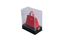 MINIATURA HERMÈS BIRKIN VERMELHA HDW DOURADA