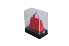 MINIATURA HERMÈS BIRKIN VERMELHA HDW DOURADA