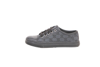 GUCCI SNEAKER LOW TOP GG ALL BLACK - 34 BR