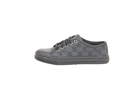 GUCCI SNEAKER LOW TOP GG ALL BLACK - 34 BR