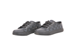 GUCCI SNEAKER LOW TOP GG ALL BLACK - 34 BR