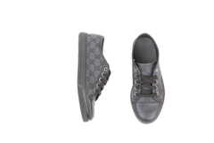 GUCCI SNEAKER LOW TOP GG ALL BLACK - 34 BR