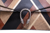 GUCCI DIONYSUS PATCHWORK MEDIUM PYTHON MULTICOLOR