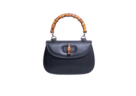 GUCCI BAMBOO 1947 MEDIUM BLACK